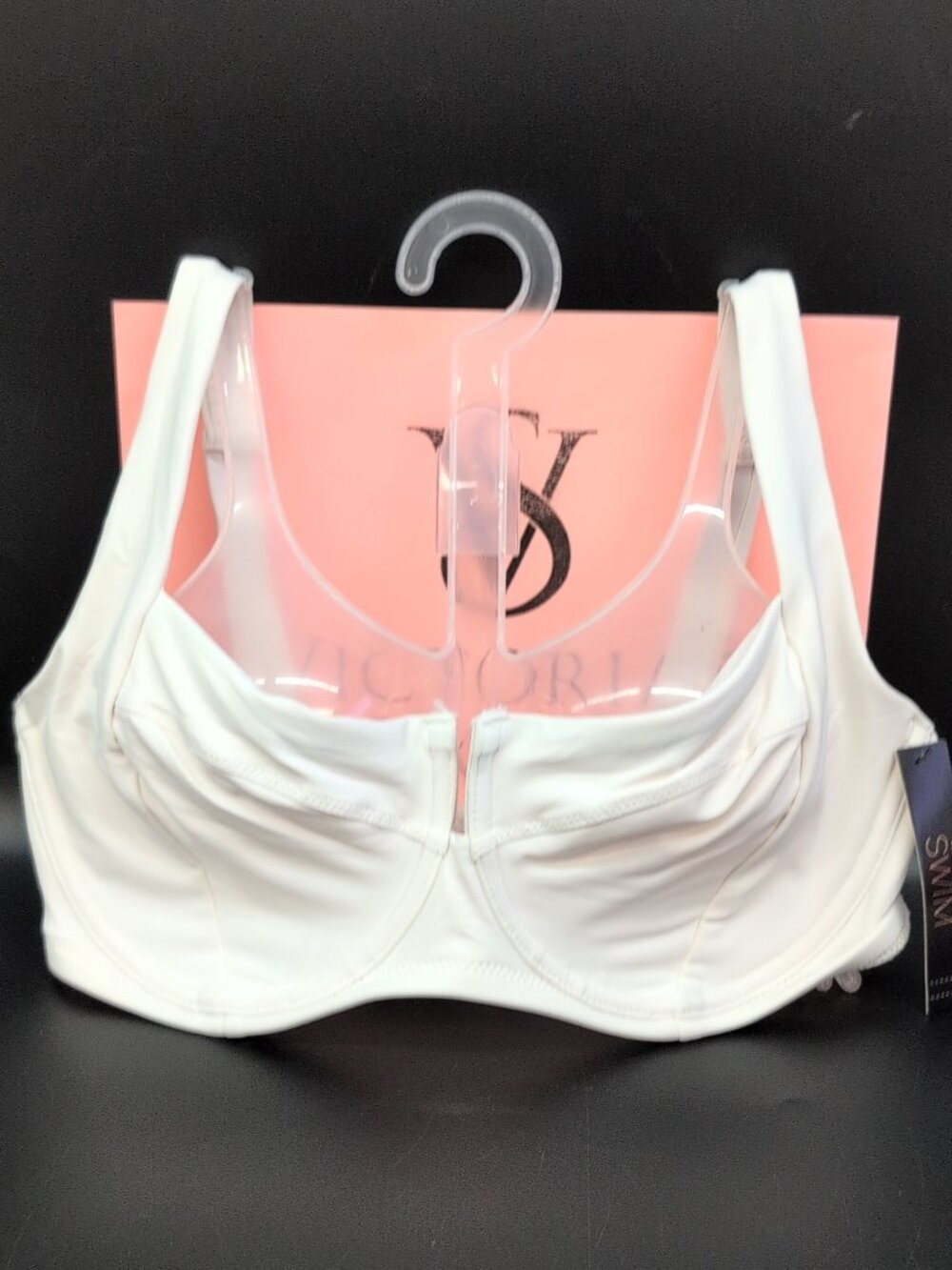 Victoria Secret Swim Essential Full Coverage Bikini Top 38D White